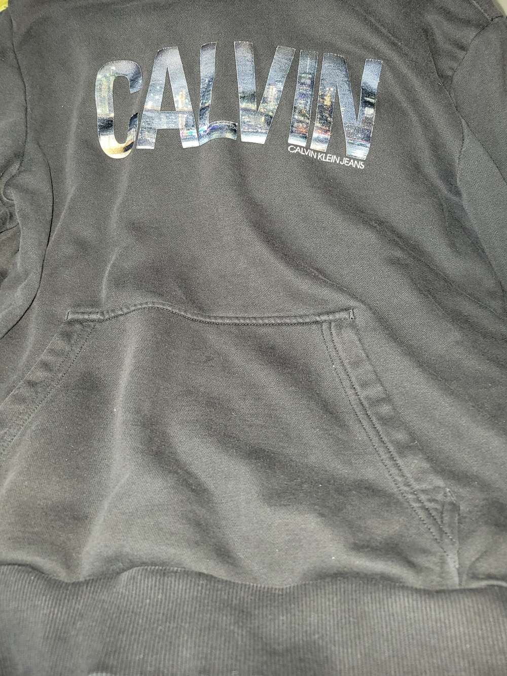 Calvin Klein Black Men's Hoodie Sweatshirt